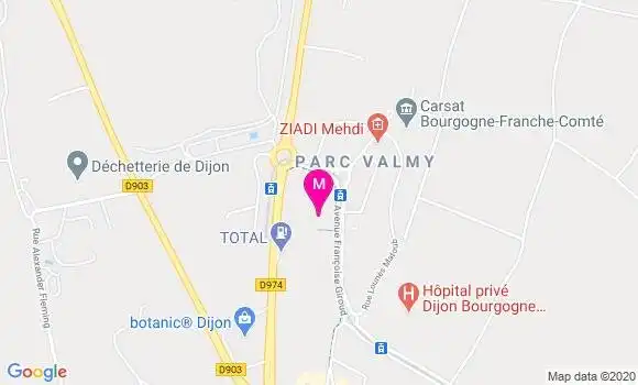 Localisation Dr Caroline Legouge