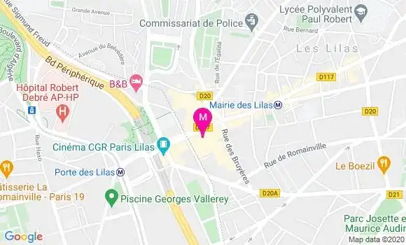 Localisation Dr Josephine Haour