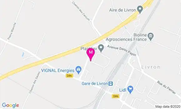 Localisation Dr Jean Baptiste Guy