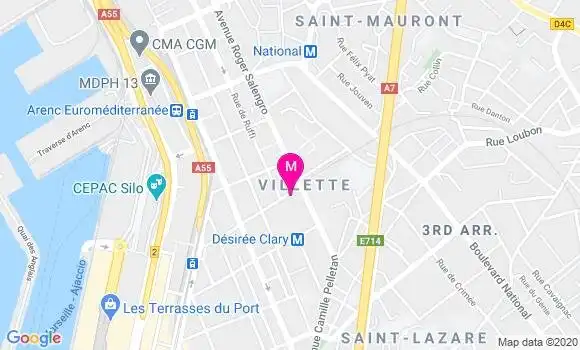 Localisation Dr Brice Aymes