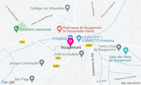 Localisation Dr Pierre Paineau
