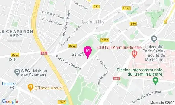 Localisation Dr Sophie Michaut