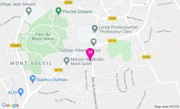 Localisation Dr Jean Riffard