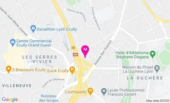 Localisation Dr Jean Marc Amigues