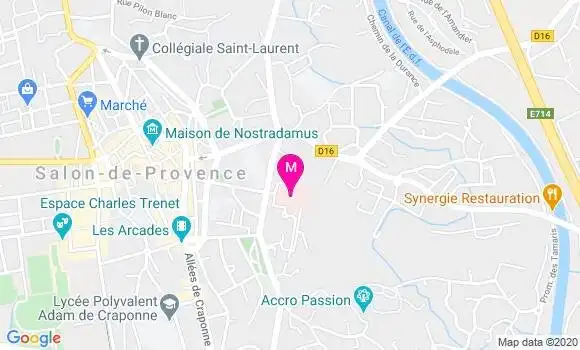 Localisation Dr Frederic Collet