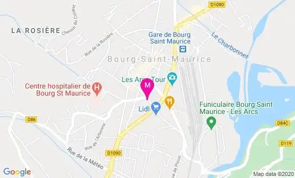 Localisation Dr Beatrice Cluniat