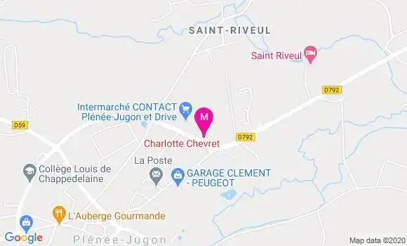 Localisation Dr Charlotte Chevret