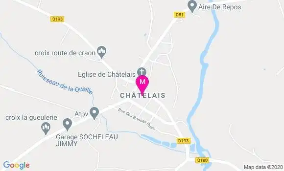 Localisation Dr Anne Mercier