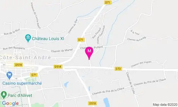 Localisation Dr Corinne Zami