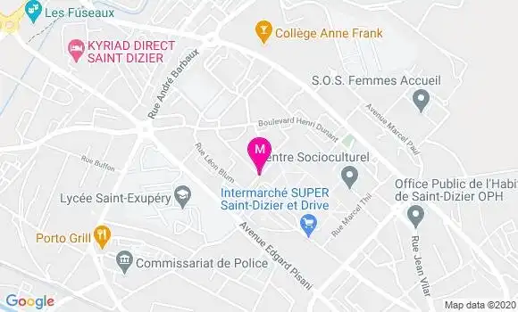 Localisation Dr Anne Guyot