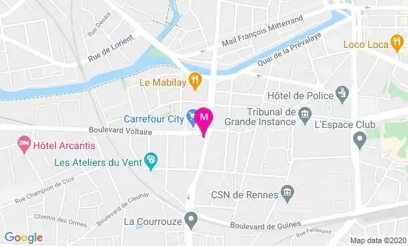 Localisation Dr Louis Mine