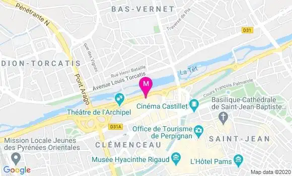 Localisation Dr Marie Castelbou