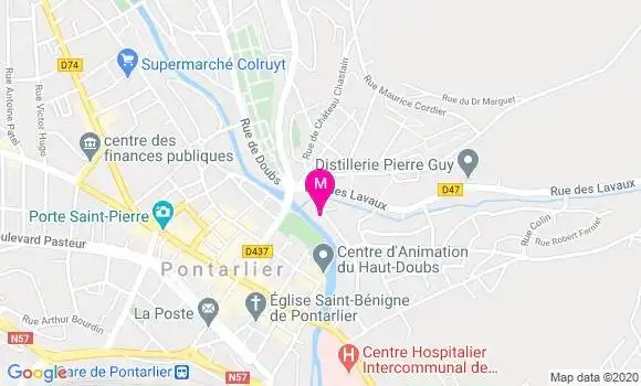 Localisation Dr Barnabe Rondet Courbis