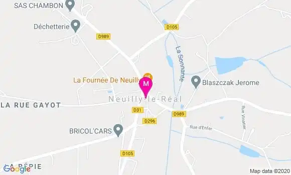 Localisation Dr Pascal Bourgade