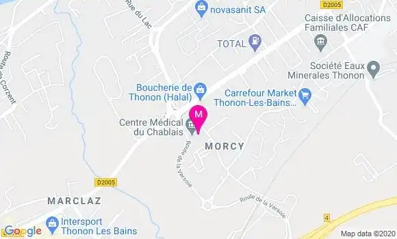 Localisation Dr Laurent Laborie