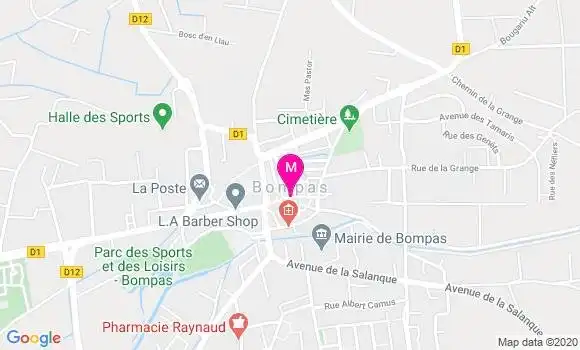 Localisation Dr Denis Ferroul