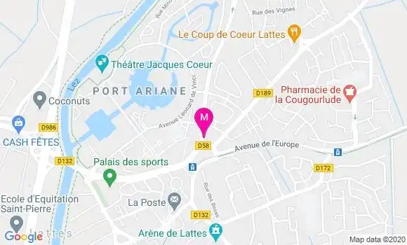 Localisation Dr Christophe Sevette