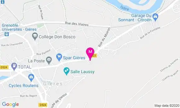 Localisation Dr Aurelie Barjhoux