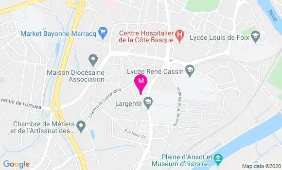 Localisation Dr Marie Aurelie Bayol