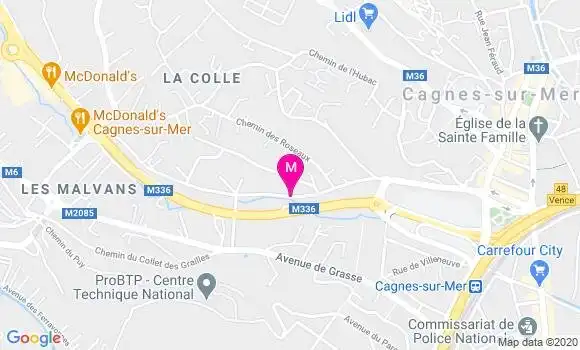 Localisation Dr Caroline Bastiani