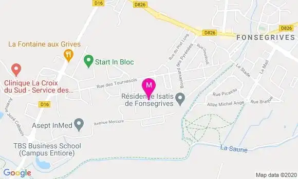 Localisation Dr Claire Marine Henry