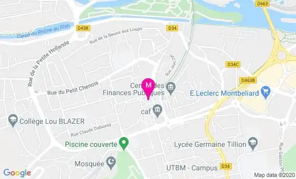 Localisation Dr Francois Rampont