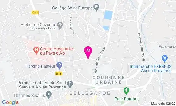 Localisation Dr Frederic Janin Reynaud