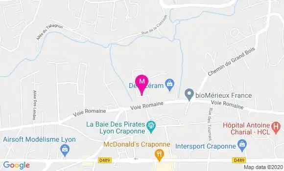 Localisation Dr Celine Fraisse
