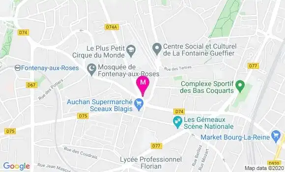Localisation Dr Laurene Lefebvre