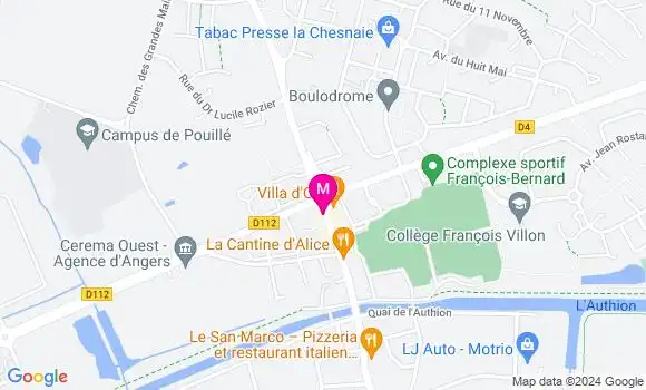 Localisation Dr François Tribert