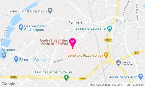 Localisation Dr Bruno Pocard