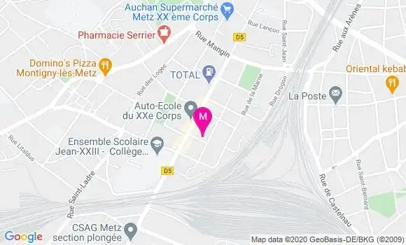 Localisation Dr Anne Mangiardi