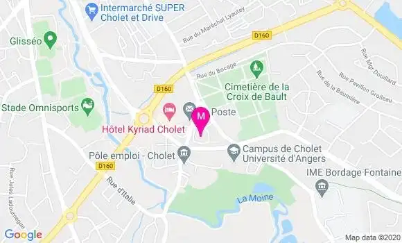 Localisation Dr Jean Michel Thomas
