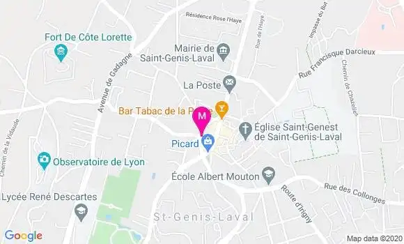 Localisation Dr Isabelle Penicot
