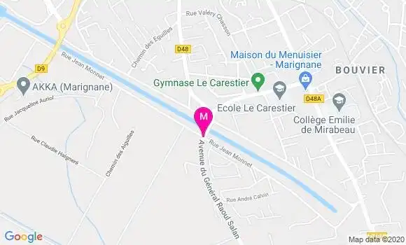 Localisation Dr Cecile Cauvin