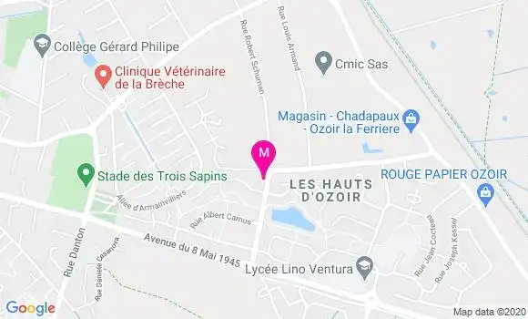 Localisation Dr Gabriel Rothan