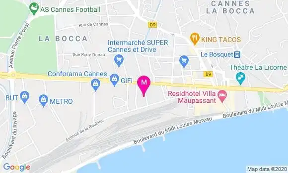 Localisation Dr Jean Luc Fontes