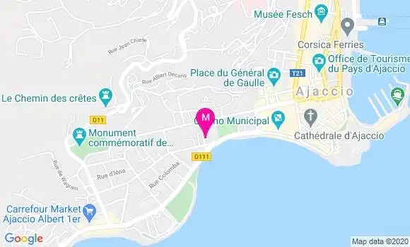 Localisation Dr Jean Michel Antonini