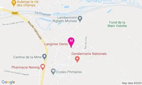 Localisation Dr Emmanuelle Sujet