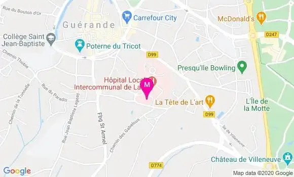 Localisation Dr Mathilde Robert Marconnet