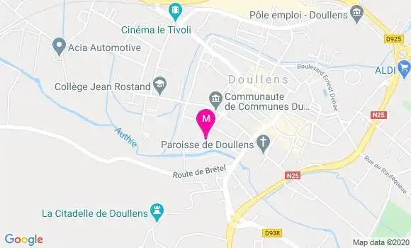 Localisation Dr Astrid De Lavernhe