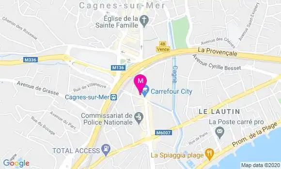 Localisation Dr Brice Goustard
