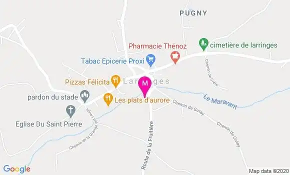 Localisation Dr Aurelie Moreau