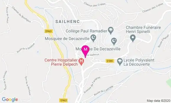 Localisation Dr Vaohavy Rakotovelo