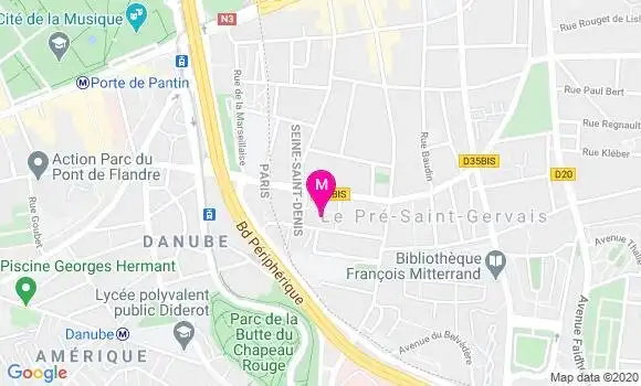 Localisation Dr Isabelle Duong Tran