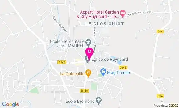 Localisation Dr Xavier David Calvet
