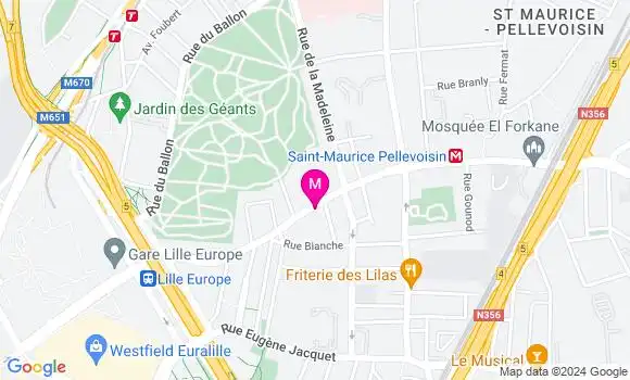 Localisation Dr Catherine Lepoutre Landrieu