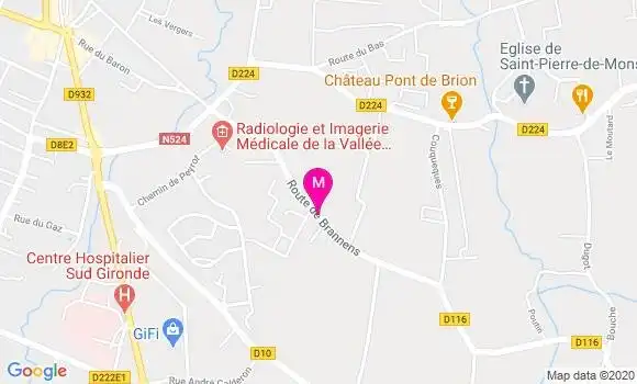 Localisation Dr Cyril Fourmond