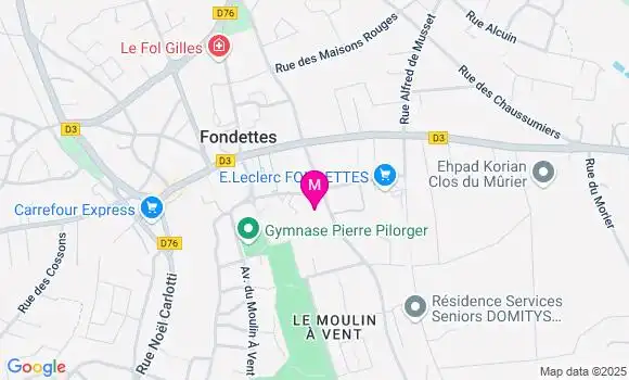 Localisation Dr Mathieu Rivaux