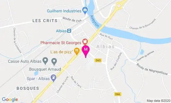 Localisation Dr Elisabeth Denis